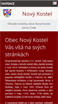 Mobile Screenshot of novy-kostel.cz