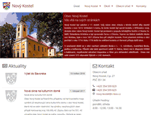 Tablet Screenshot of novy-kostel.cz